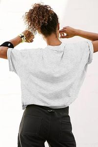 เสื้อยืดทรงบ็อกซี่ฟิตสำหรับผู้ชาย ผ้าสโตนวอช โพลีเอสเตอร์คอตตอน เนื้อหนา สไตล์ลำลอง โอเวอร์ไซส์ สตรีทแวร์ มีหลายขนาดให้เลือก - Product Image 5