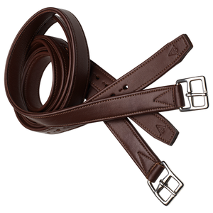 Estribos de Cuero Marrón para Caballos, Equipo Ecuestre - Product Image 5