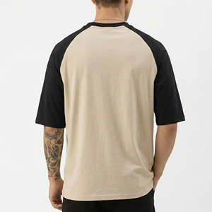 T-shirts pour hommes coupe ample en coton premium, tissu doux au toucher, silhouette moderne, style streetwear, t-shirts surdimensionnés pour hommes. - Product Image 5