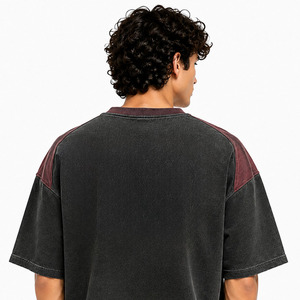 T-shirt Oversize pour Homme 100 % Coton Coupe Ample Col Rond Manches Courtes Décontracté Quotidien Streetwear - Product Image 4