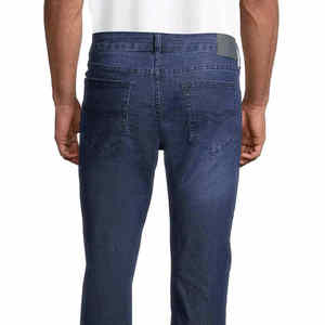 Pantalons en jean pour hommes, vêtements de sport, 100% coton, pantalons en jean tendance pour hommes, coupe slim - Product Image 4