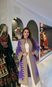 Manteau Chapan Afghane Traditionnel Fait Main Brodé, Robe Afghane, Vêtement Ethnique Pashtun, Tenue Décontractée Culturelle Centrale - Product Image 4