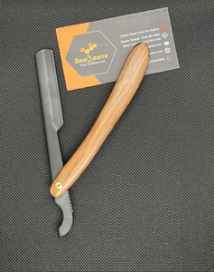 Wholesale Professional Manual Stainless Steel Barber Straight <b>Razor</b> Pakka Wooden Handle Swing Lock Shave Face Body-Sustainable - Product Image 3