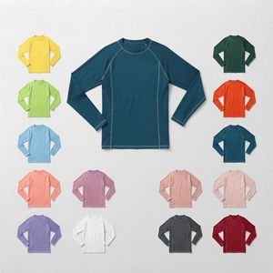 Customized Rash guard High quality thermal <b>Compression</b> <b>Shirt</b> <b>men</b> and women unisex Winter Rowing Baselayer super stretchy fabric - Product Image 2