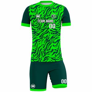 Conjunto de Uniforme de Fútbol al por Mayor, Equipación de Fútbol Personalizada, Transpirable, de Secado Rápido, Ropa Deportiva para Equipos, Fabricante OEM, Suministro al por Mayor - Product Image 4