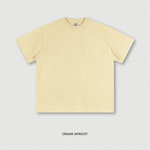 เสื้อยืดโอเวอร์ไซส์ผู้ชายแบบสั่งทำพิเศษ ดีไซน์คอแคบ ผ้าฝ้าย 100% ไซส์พลัส ตัดเย็บขอบเรียบ ไหล่ตก - Product Image 6