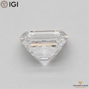 เพชร CVD ผลิตในห้องปฏิบัติการ ความใสสูง VS1 สี E รูปทรง Asscher น้ำหนัก 1.00 กะรัต พร้อมใบรับรอง IGI สำหรับการออกแบบเครื่องประดับสร้างสรรค์ - Product Image 3