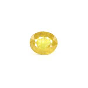 พลอยแซฟไฟร์สีเหลืองทรงรีขนาด 3.6 กะรัต สำหรับเครื่องประดับชั้นดี - Product Image 1