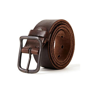 Ceinture en cuir de vache véritable pour homme, design de qualité professionnelle, vente chaude, fabrication artisanale - Product Image 4