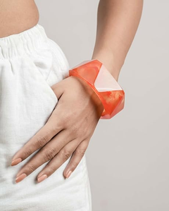 Trendy Lightweight Resin <b>Stretch</b> <b>Bracelet</b> Unique Bead Designs Colorful Embedded Stones Angel/Artificial Europe Resin Crafts - Product Image 4