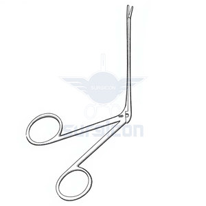   Pinzas para Polipos de Oído de 8.5 cm (3-1/2 Pulgadas) de Longitud de Eje, Instrumento Quirúrgico ORL de Acero Inoxidable para Polipos de Oído de Precisión - Product Image 2