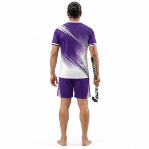 Tenue de hockey pour équipe, uniforme en tissu léger et coupe athlétique confortable pour la mobilité des joueurs - Product Image 6