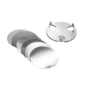 High Quality Aluminium and Brass Metal Gold Ivory Color Customized Tea Cup or <b>Glass</b> <b>Coasters</b> - Product Image 2