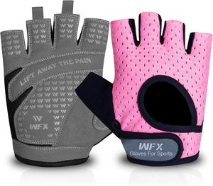 Gants d'entraînement unisexes ZERBJ - Gants de musculation respirants et légers à enfiler, avec rembourrage antidérapant en silicone, sans doigts, pour la salle de sport - Product Image 1