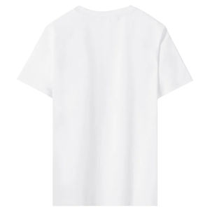 Camiseta de manga corta con cuello redondo personalizada OEM, camiseta publicitaria en blanco que se puede imprimir con imágenes, para hombre y mujer. - Product Image 4