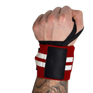 Bandes de maintien pour poignets de haute qualité, élastiques, à double bande, avec boucles pour le pouce, style sportif, sangle de gym pour la musculation et l'haltérophilie - Product Image 4