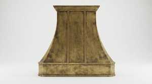 เครื่องดูดควันแบบปล่องไฟทองเหลืองขัดเงาสำหรับห้องครัว - Product Image 3