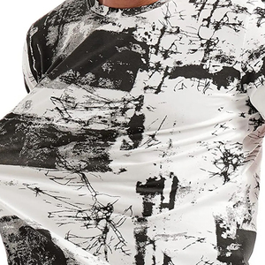 T-shirt homme sport personnalisé, impression intégrale, sublimation 3D, manches courtes, prix de gros - Product Image 2
