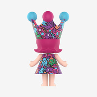 POPMART MEGA ROYAL MOLLY 400% HAN MEILIN Оригинальные аниме-фигурки, коллекционные куклы для дома, декор, сюрприз-боксы-сюрпризы