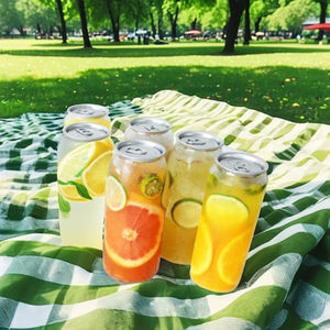 Lata de Bebidas de Soda PET Duradera de 250 ml, 330 ml, 375 ml, 500 ml, Bebidas Refrescantes con Tapa Fácil de Abrir para Mayor Comodidad, Logotipo Personalizado - Product Image 2