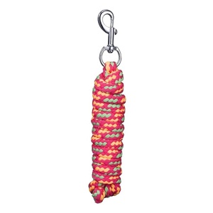 Corde de trelage pour chevaux en acier inoxydable bicolore durable avec mousqueton en laiton, conception écologique, pour utilisation en extérieur et en écurie - Product Image 2