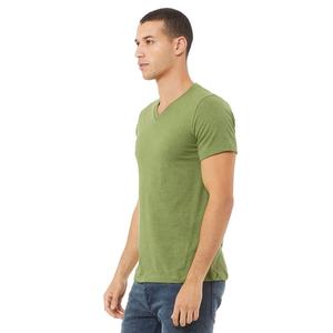 Bella Canvas Heather Green Grace Camiseta con cuello en V Color sólido Transpirable Unisex Jersey Camiseta de manga corta con cuello en V-3005 - Product Image 6