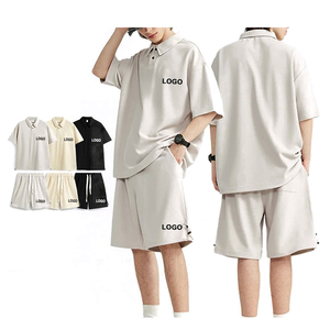 Nouveau modèle 2026 – Ensemble unisexe à motif uni, manches courtes, pour polos et shorts – Grande respirabilité, léger, anti-plis – Prix de gros - Product Image 2