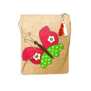 Sac bandoulière décontracté en jute, sac à bandoulière tendance et écologique pour un usage quotidien - Product Image 3