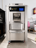 Commerciële multi-kleurige moderne design ijsmachine voor hard en soft ijs
