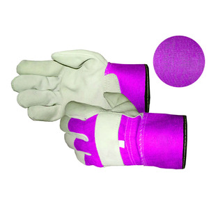 High Quality Cowhide Split <b>Leather</b> Working Gloves Hand Protection Heat Resistant Canadian Rigger Household Gloves Custom Logo - Product Image 3
