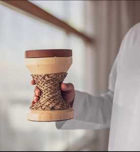 Natural Pure Wooden Incense <b>Burner</b> With Metal Net Design Pine Base Aromatic Holder All-Season Use - Product Image 4
