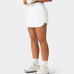 Shorts-jupe de golf pour femmes, taille mi-haute, personnalisables, avec poches, motif vache/camouflage, fermeture à cordon, coupe ajustée, respirant, vente en gros - Product Image 5