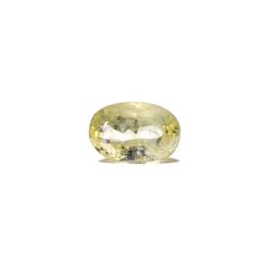 65 Carat Oval Cut Luxury Yellow Sapphire Loose Gemstone for Fine Jewelry - Product Image 1