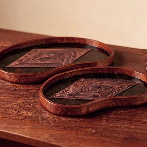 Bandeja de madera navideña para servir, bandeja decorativa de madera navideña, bandeja de madera navideña para café, bandeja de madera navideña para desayuno - Product Image 6