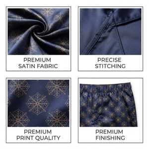 Ensemble de vêtements de nuit haut de gamme pour femmes, chemise à manches longues avec boutons sur le devant, pantalon de pyjama assorti, combinaisons de nuit pour femmes - Product Image 5