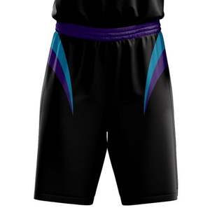 Maillots de basket-ball pour hommes fabriqués au Pakistan, parmi les plus vendus, design personnalisé, impression par sublimation, sans manches, avec short. - Product Image 2