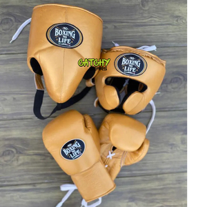 Custom Logo Boxing <b>Set</b> with Training Gloves <b>Punch</b> Pads Hand Wraps for Fitness and Sports Use - Product Image 4