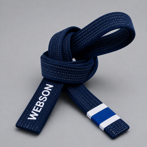 Ceintures de judo de haute qualité à prix raisonnable, best-sellers, faible MOQ, matière respirante en polyester/coton, WEBSON Sports unisexe - Product Image 1