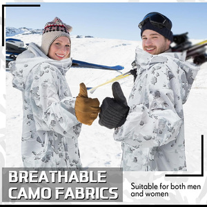 Ensemble veste et pantalon de chasse camouflage de haute qualité, vêtements d'aventure en plein air, fournisseur en gros - Product Image 6