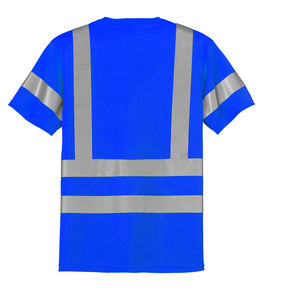 RELEVO Class 2 Safety Vest High Visibility <b>Waterproof</b> Custom Logo Printed Solid Pattern Construction <b>Work</b> Vest - Product Image 3