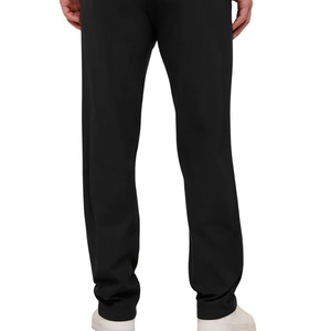 Pantalon de sport noir pour homme, coupe haute, extensible, ajusté, pour entraînement et gym - Product Image 6