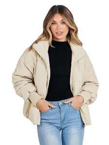 Stylish Long Puffer Jacket For Women Women's Hooded Down-<b>Filled</b> Coat For Cold Winter Season Plus Size Options - Product Image 6