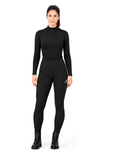 Nouveaux Leggings d'Équitation Noirs Taille Haute Tendance Style Western Personnalisables Écologiques Respirants Séchage Rapide - Product Image 1