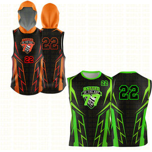 Ensemble de maillots de basket-ball personnalisés Noir Orange Impression par sublimation Polyester respirant Uniforme pour hommes adultes - Product Image 6