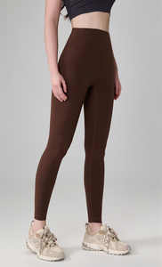 Wholesale Seamless 90%<b>Nylon</b>/10%Spandex Yoga <b>Leggings</b> Butt Lifting High Waist Tummy Control Fitness <b>Leggings</b> Quick Dry Breathable - Product Image 5