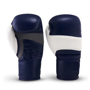 Gants de boxe en cuir pour arts martiaux mixtes, avec support de poignet, couleur noire, vente en gros, personnalisables, OEM, les plus vendus - Product Image 2