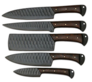 Ensemble de couteaux de chef Damas multi-usages pour la préparation culinaire, durables, en acier inoxydable, outils de cuisine - Product Image 6