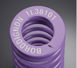 Mollificio Bordignon Purple Die Spring 1L, Sección Ovalada, Carga Extra Ligera, Diámetro: 1 1/4, Diámetro del Varilla: 5/8 - Product Image 5