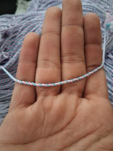 Cordon de macramé métallique 3 mm 3 brins, or et argent, écologique, haute ténacité, 50 m, ethnique, pour la maison, les textiles, les sacs, les chaussures, les vêtements - Product Image 2