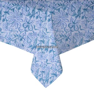 Tapis de plage carré indien imprimé à la main de qualité supérieure, style hippie bohème gypsy, nappe en coton, serviette de plage - Product Image 5